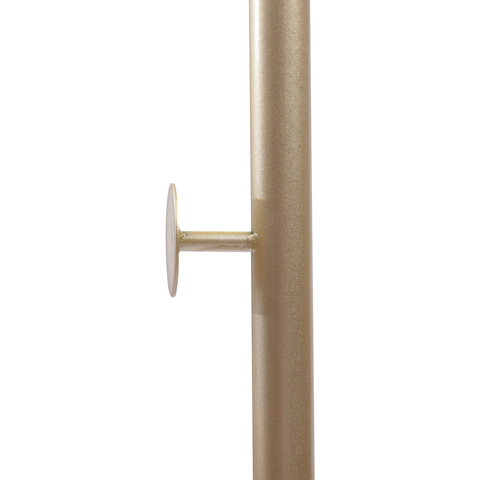 Modern Gold Clothes Rack 170cm Shelf 40cm Hanging Rod with 3* Side Hooks