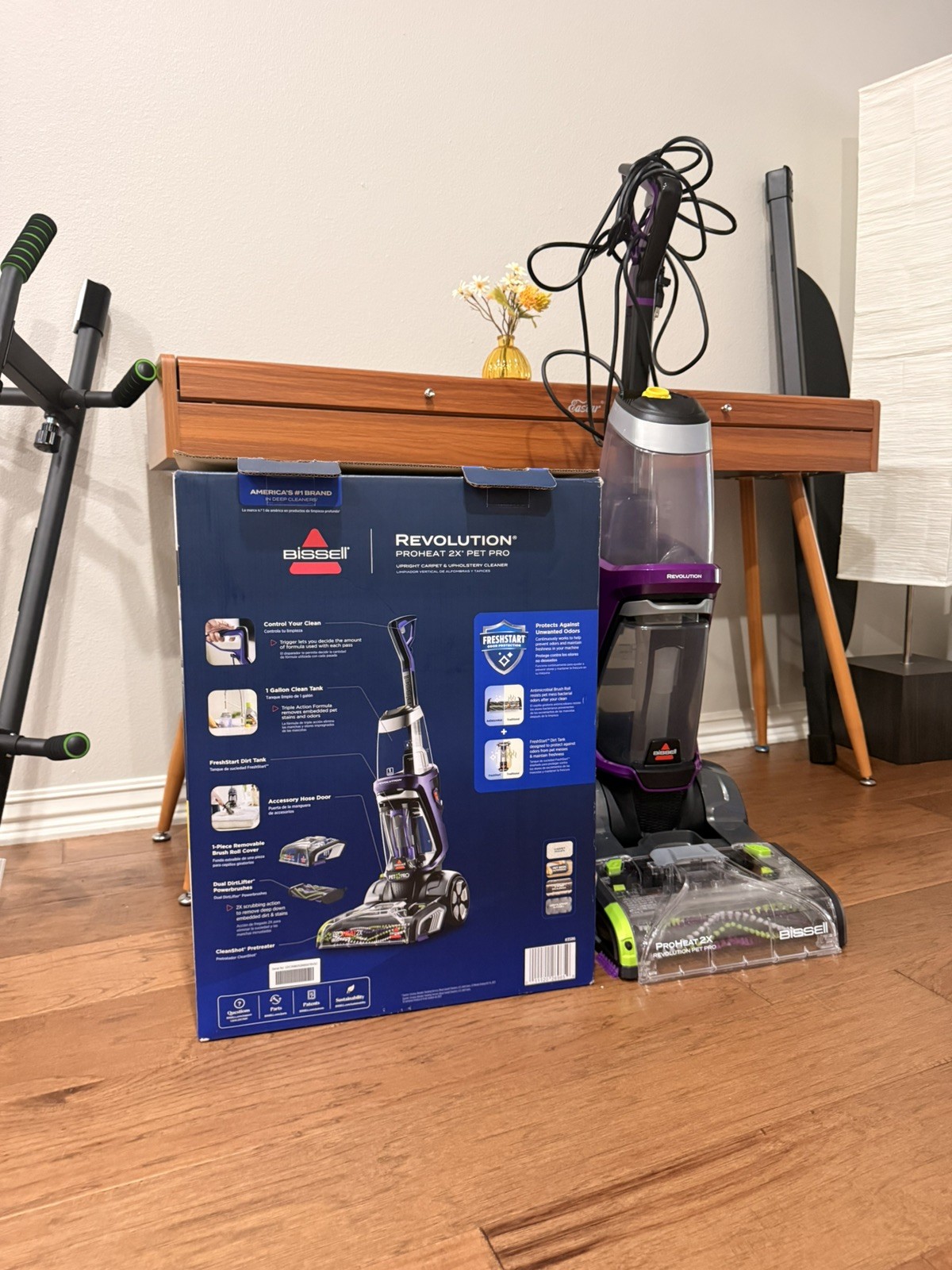 BISSELL Proheat 2X Revolution Pet Pro Plus, 3588F, Upright Deep Cleaner, 30-Minu