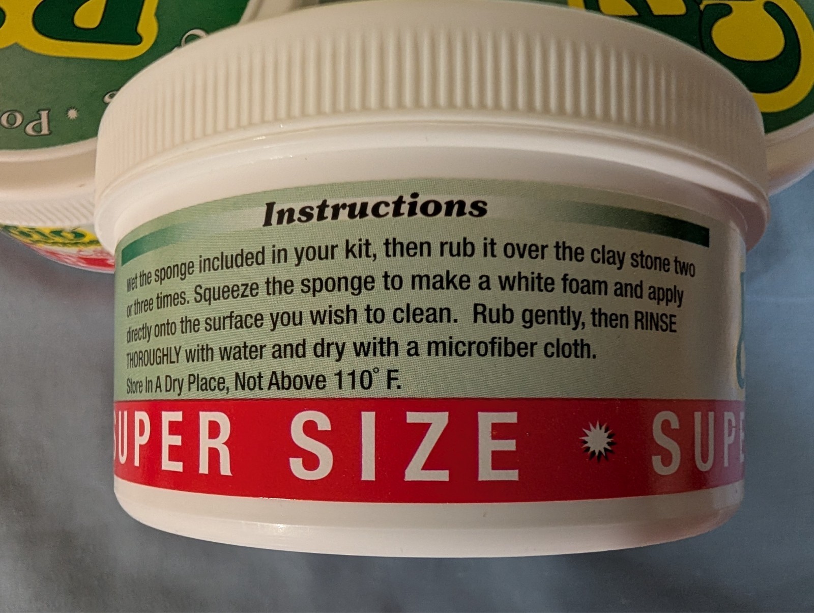 3 Rare Bio Cleaner Clay Multi-Purpose Cleaner 17.5 oz Super Size Citrus scent
