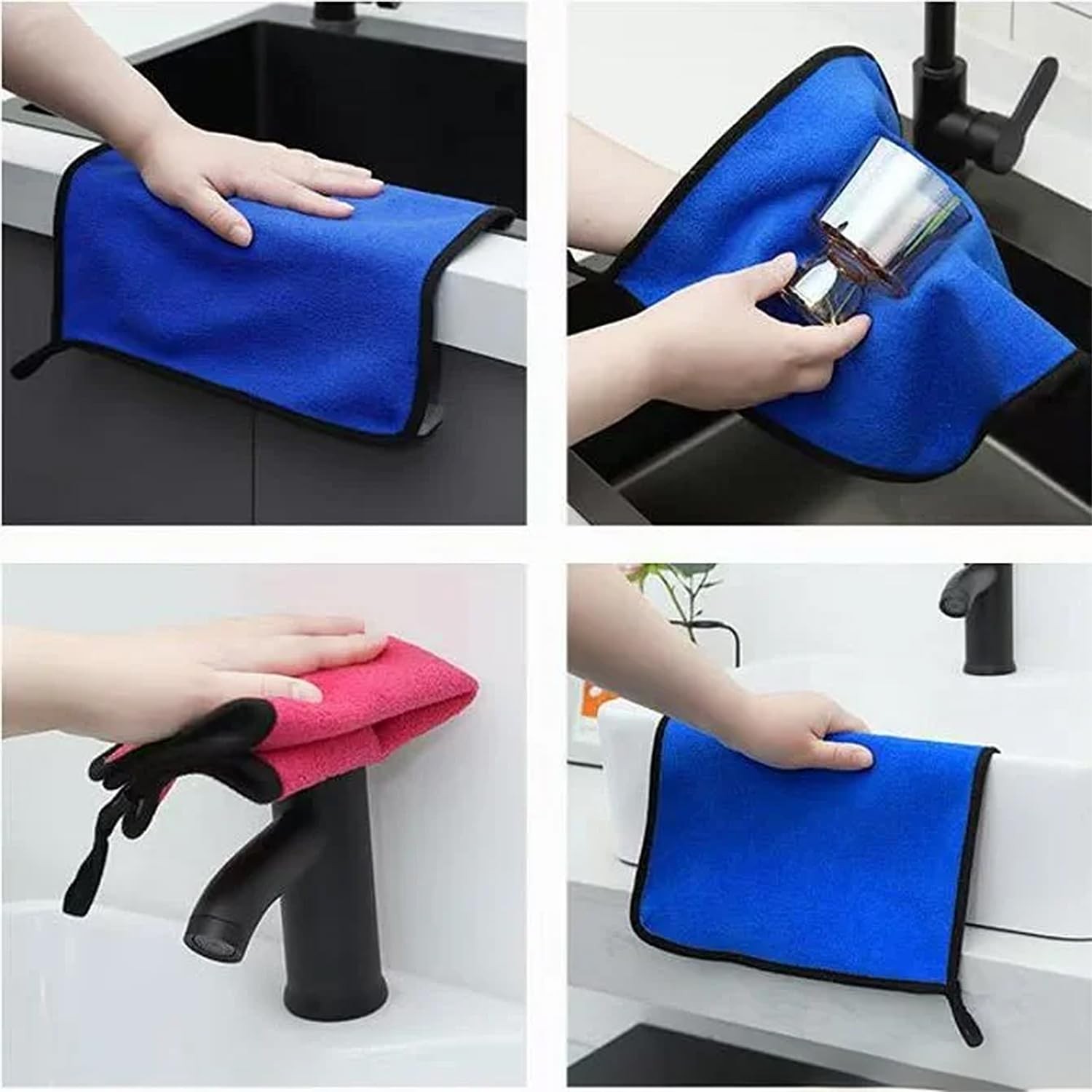 10 Pack Premium Microfiber Towels Coral velvet Washing and Detailing Towels for
