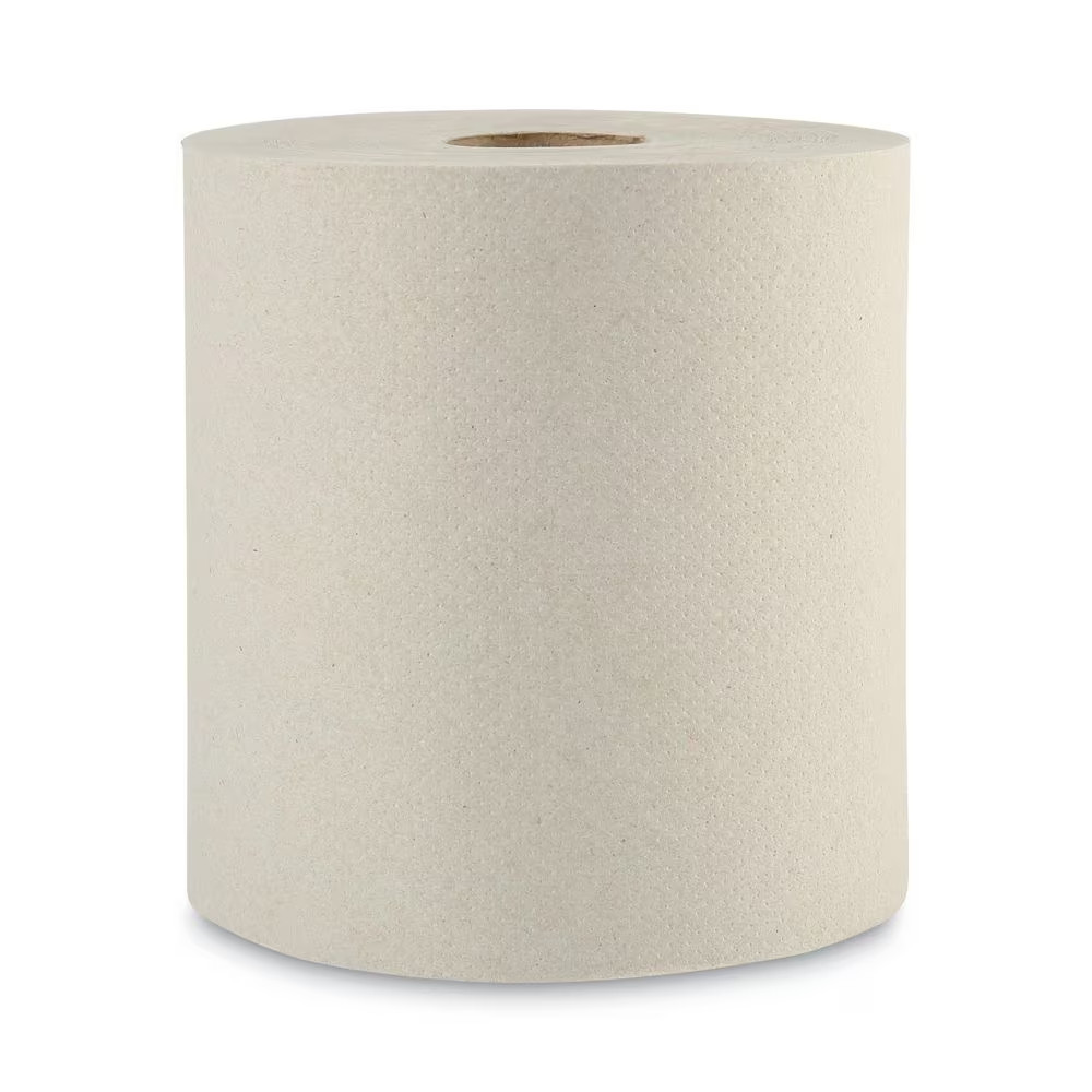 Hardwound Jumbo Paper Towel 6 Rolls Recycled Commercial Washroom 1-Ply 8″x800ft