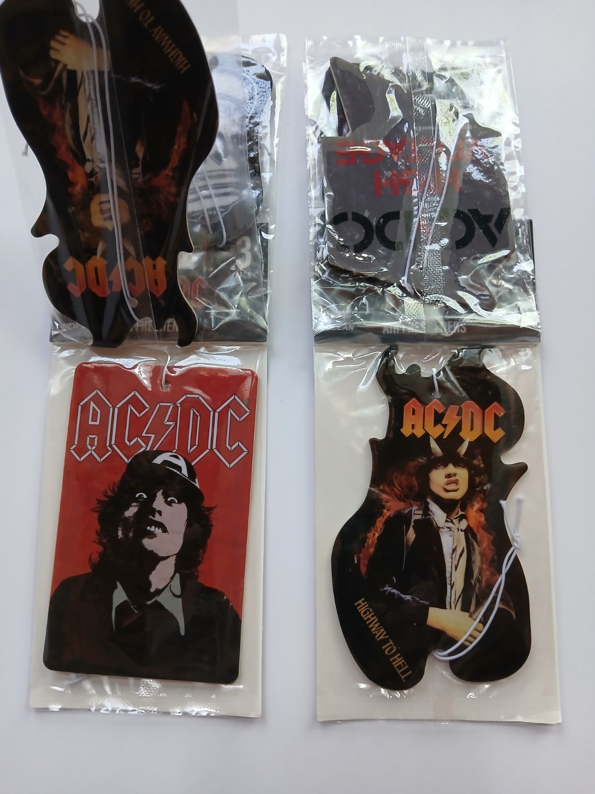 AC/DC Novelty Air Freshener QTY 2 3 Packs (6 Total) Ocean And New Car Scent