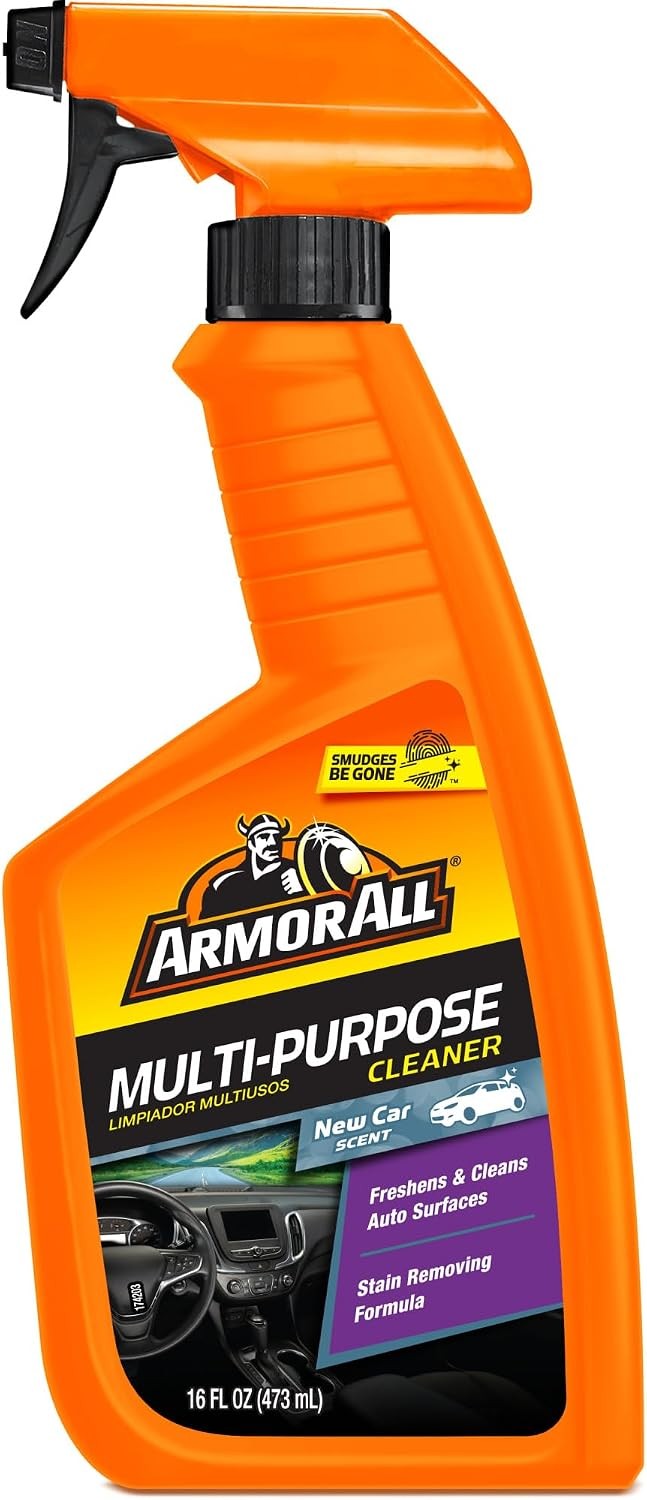 Armor All Multi-Purpose Car Cleaner Spray, New Car Scent, 16 Fl Oz | Interior