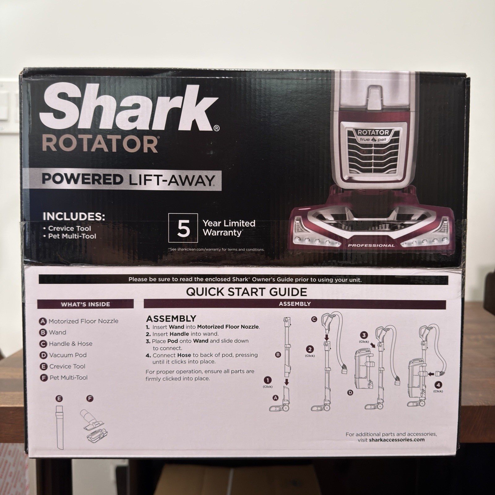 Shark NV752 Rotator Powered Lift-Away TruePet Upright Vacuum – NEW – SHIPS TODAY