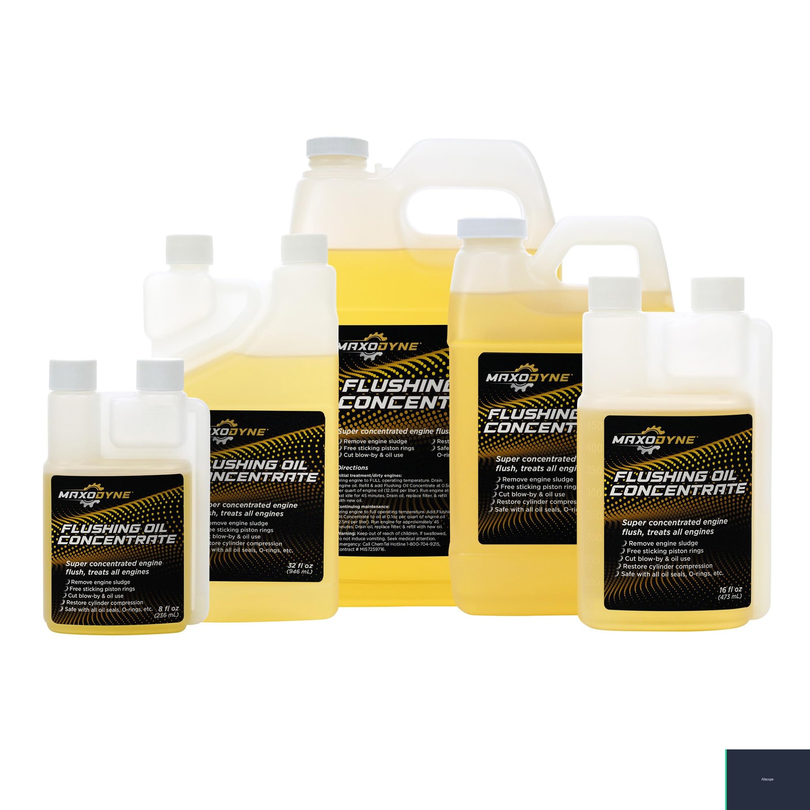 Engine Flush Concentrated Oil 8 fl oz 236 mL Cleaning Detergent