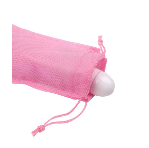 Lot of 2 Adult Game Toy Storage Bag Microfiber Drawstring Bag Adjustable Pink