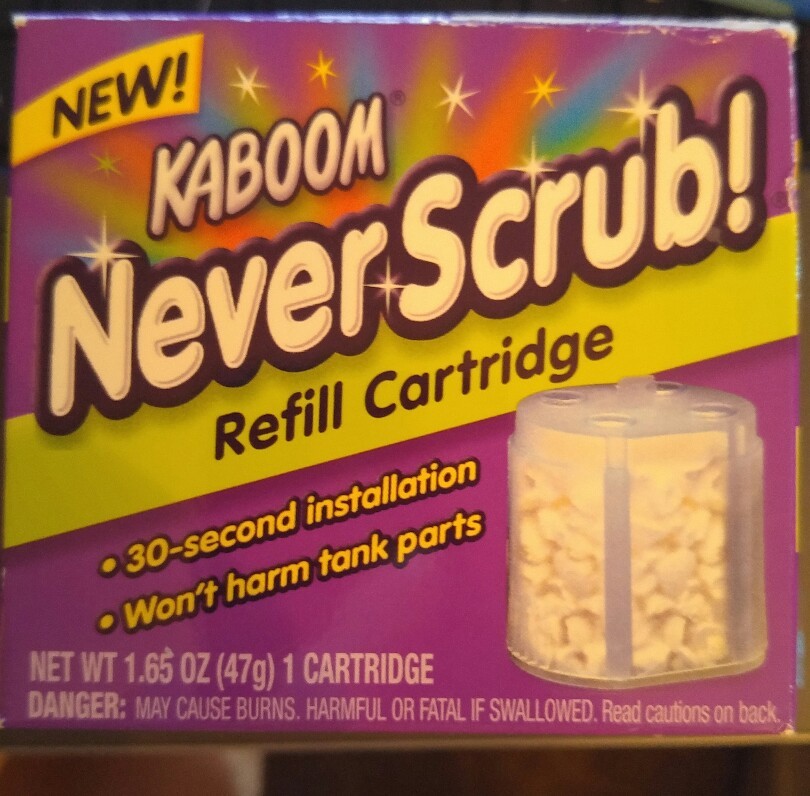 Kaboom Never Scrub Refill Cartridge 35097 Drop-In 1.65oz 47g 1 Cartridge