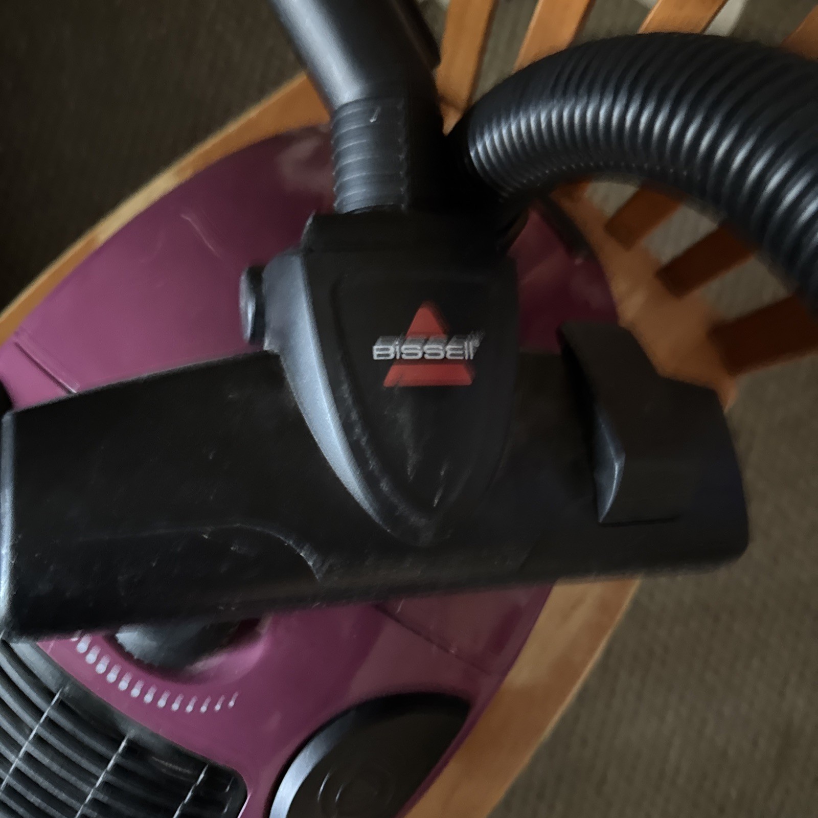 Bissell Zing Bagged Canister Vacuum Purple 2154A Lightweight Compact Cleaner