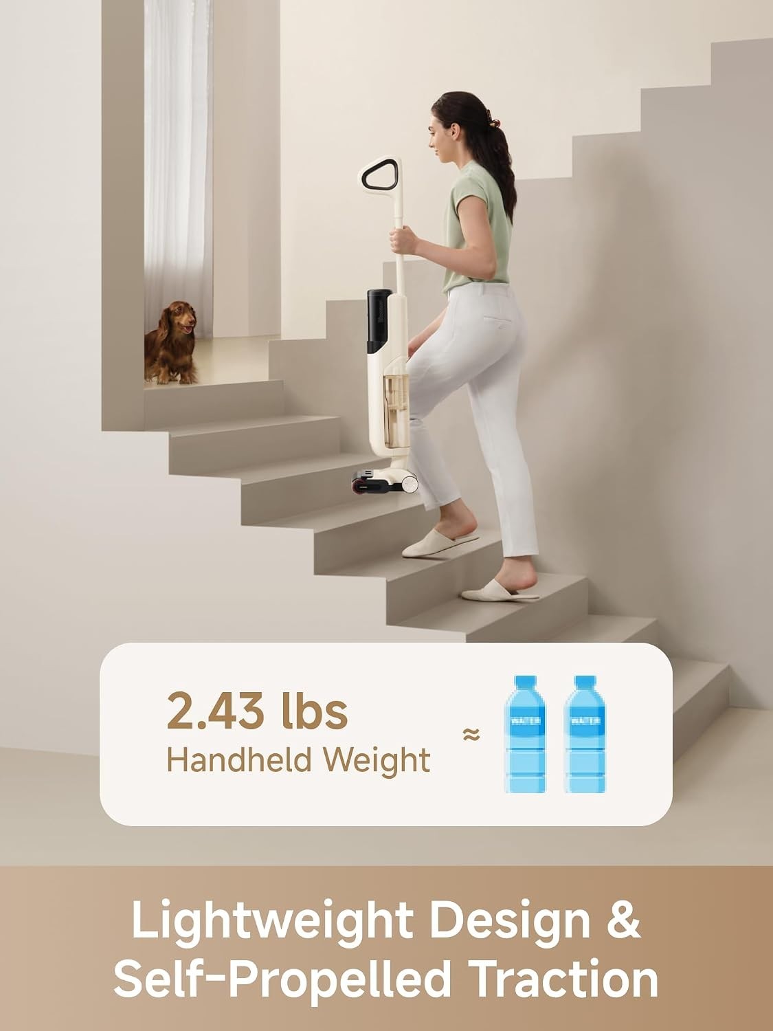 MOVA K30 SE Wet Dry Vacuum Cleaner, 180° Lie-Flat Reach Smart Vacuum Mop 18000Pa