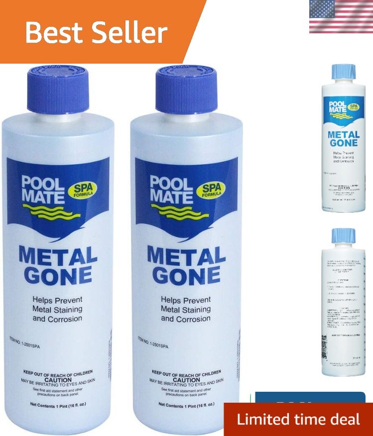 1-Pint 2-Pack Spa Treatment: Prevent Metal Staining and Enhance Water Clarity