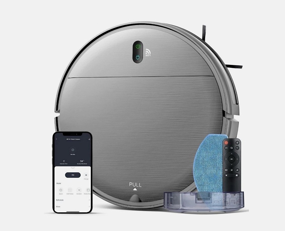MAMNV Robot Vacuum & Wet Mop WiFi/App, Vacuum Cleaner BR151