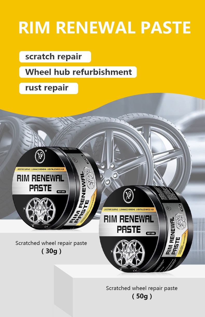 1~3x Multi-Purpose Rim Renewal Paste Wheel Care & Restoration Paste 30/50g