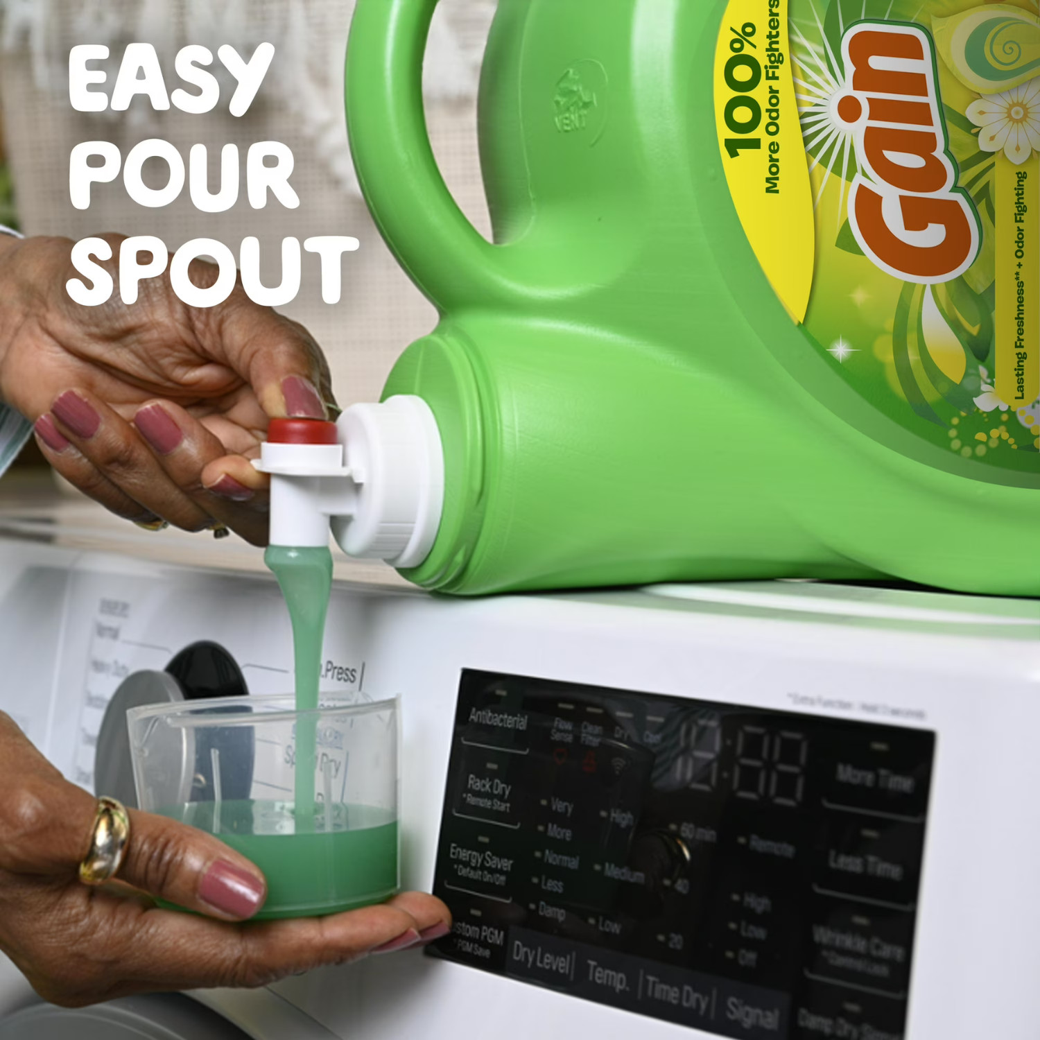 Gain Liquid Laundry Detergent Original Scent 194oz 134 Loads, 2 Pack