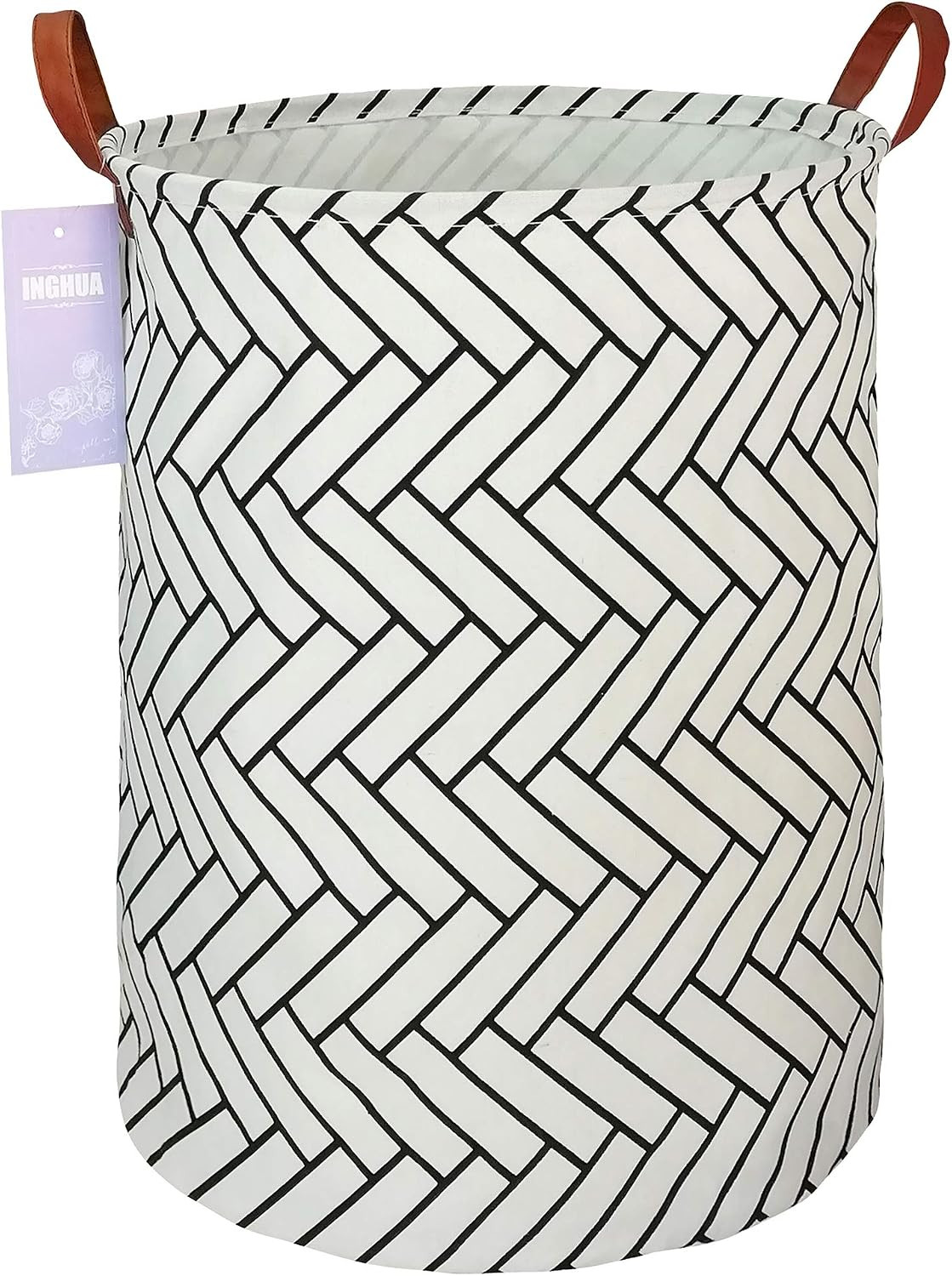 Laundry Hamper Large Canvas Fabric Lightweight Storage Basket/Toy Organizer/Dirt