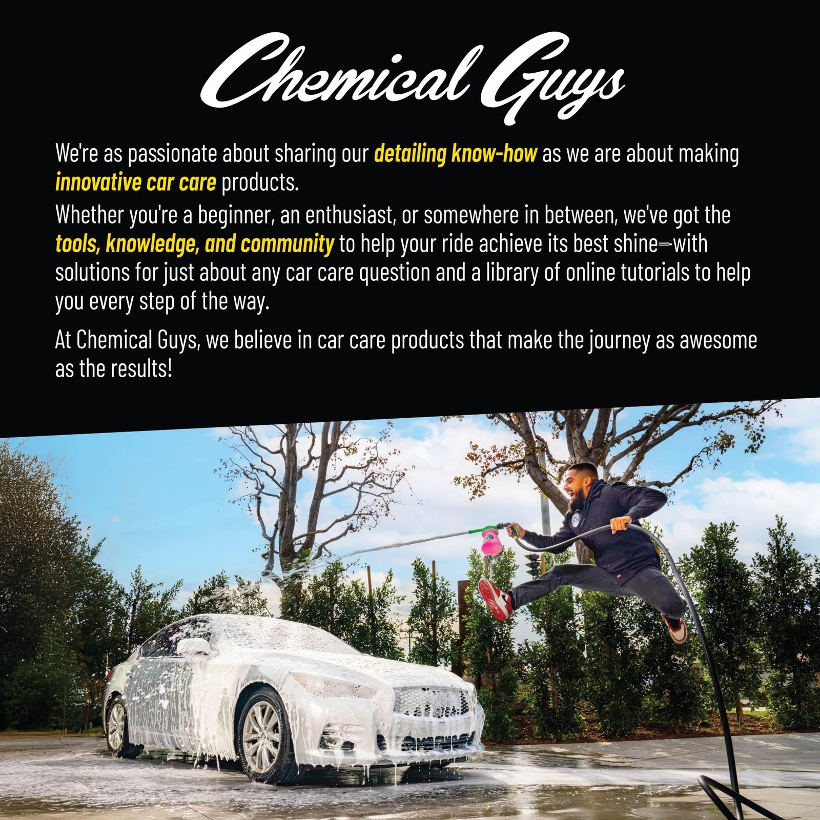 Chemical Guys Workhorse Professional Grade Microfiber Towels for Cars – Black…