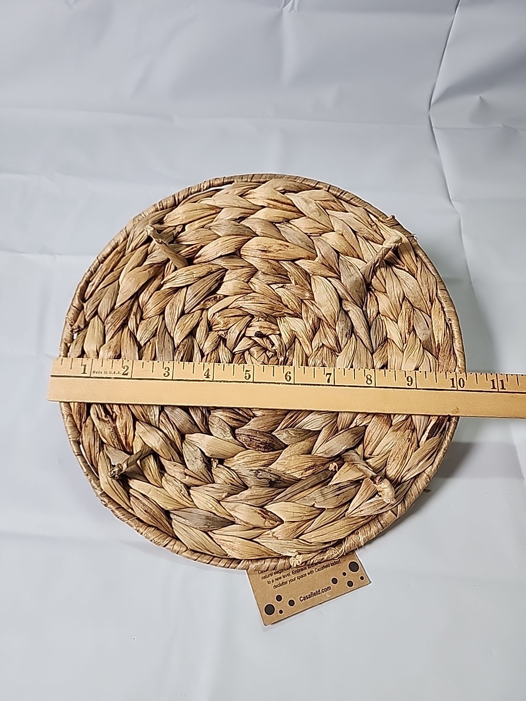 Bathroom Trash Can Replacement Lid Only Hyacinth Seagrass Wicker Waste Basket