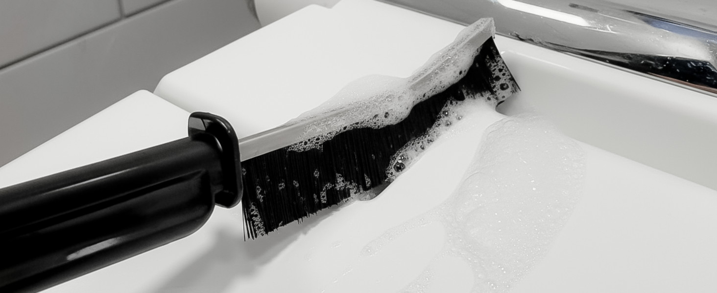 Scrub Brush – 6 Pack, Scrub Brushes for Cleaning, Heavy-Duty Scrub Brush, Stiff