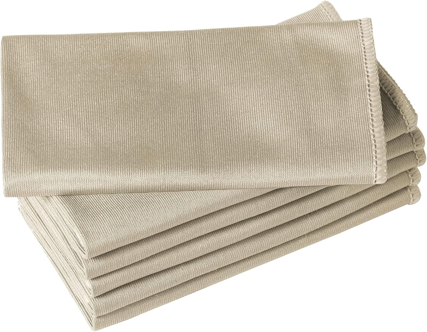 6 Pack Microfiber Glass Cleaning Cloth 16 Inch X 16 Inch Lint Free Quickly Clean