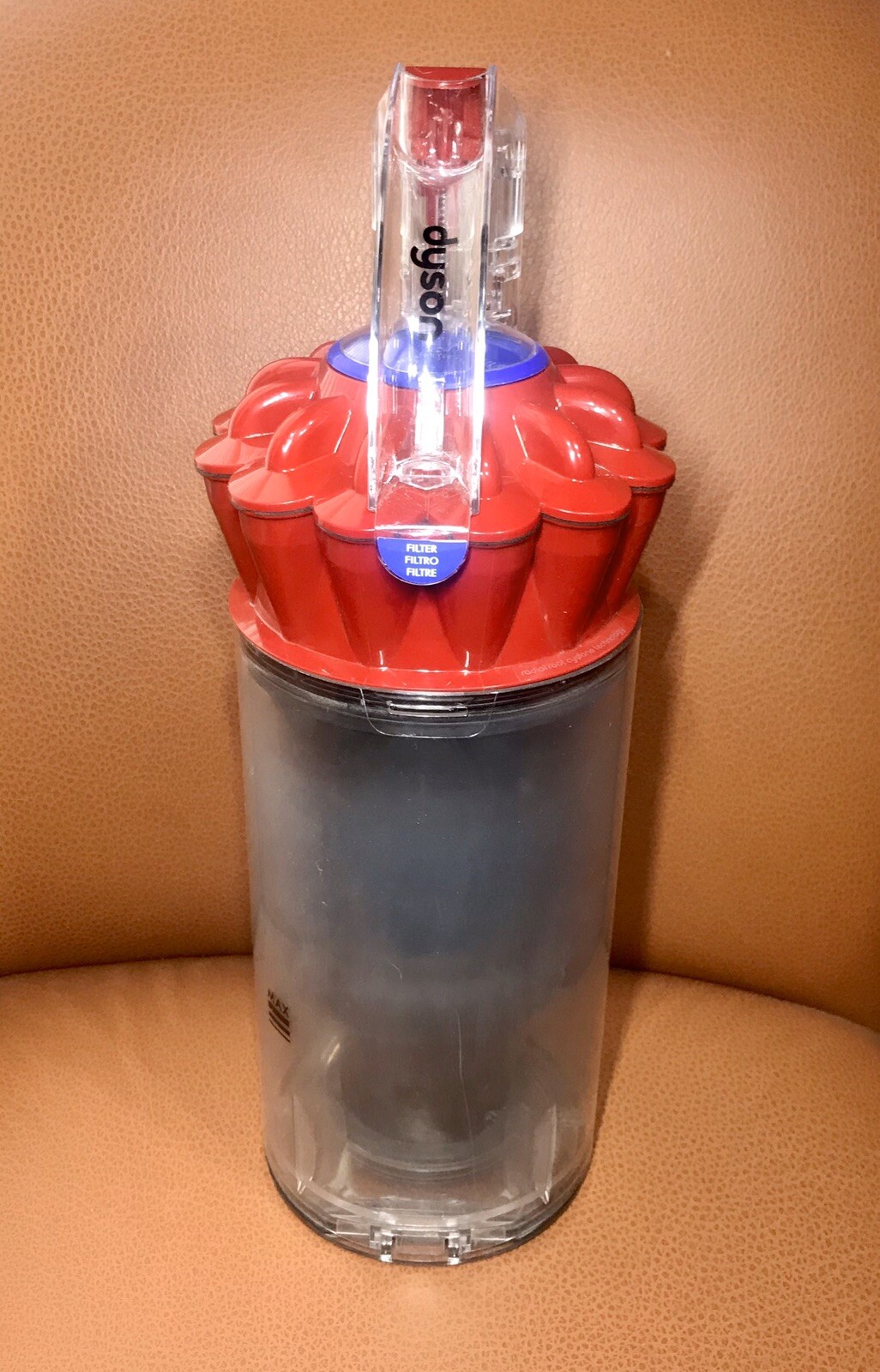 Dyson DC40 UP16 UP19 Red Cyclone Canister Dirt/Dust BIN Tank Assembly