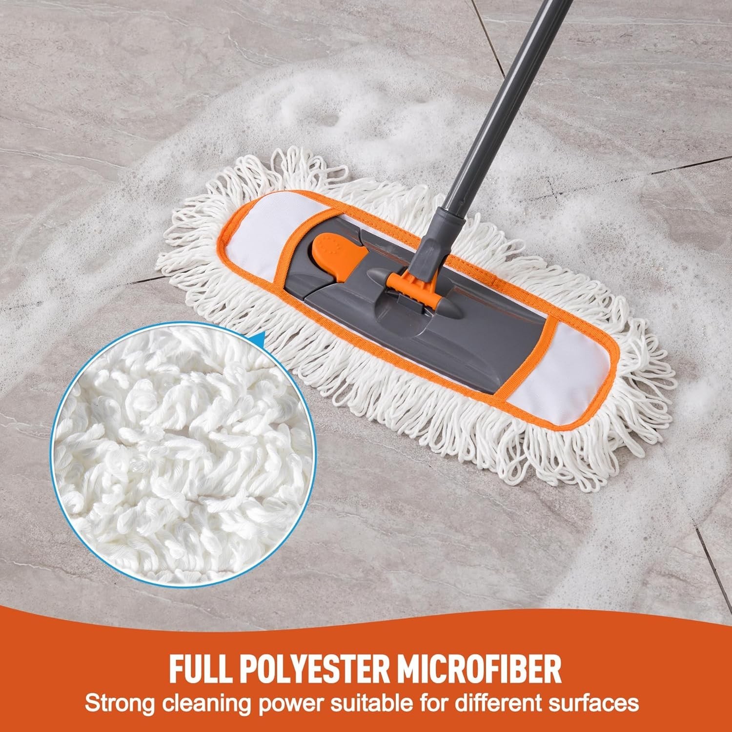 Mops for Floor Cleaning for Hardwood, Marble, Tile Floor Mopping | 3 Differen…