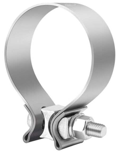 .75 Inch Exhaust Clamp,3/4″ Narrow Band Muffler Clamp Stainless 1.75 inch 1