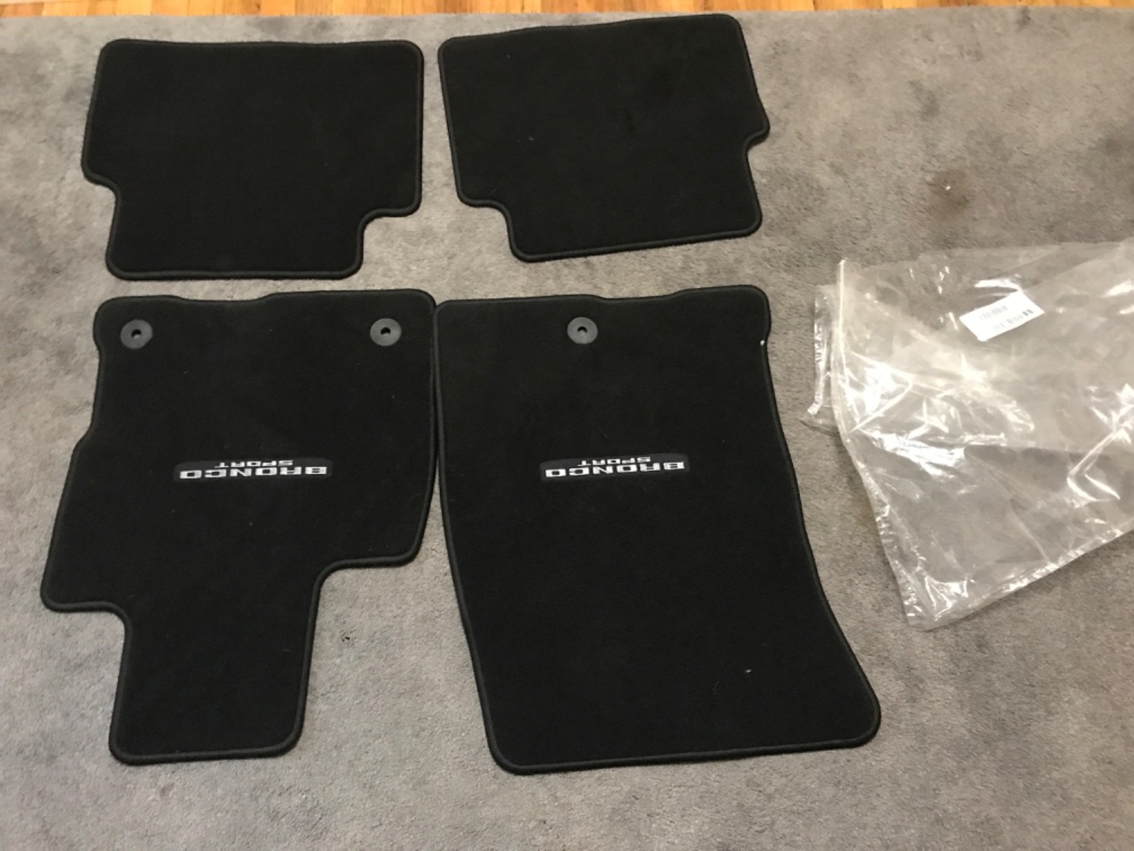 2022-2025 Ford Bronco Sport OEM Floor Mat Four Piece Set M1PB S130D00 AC3JA6