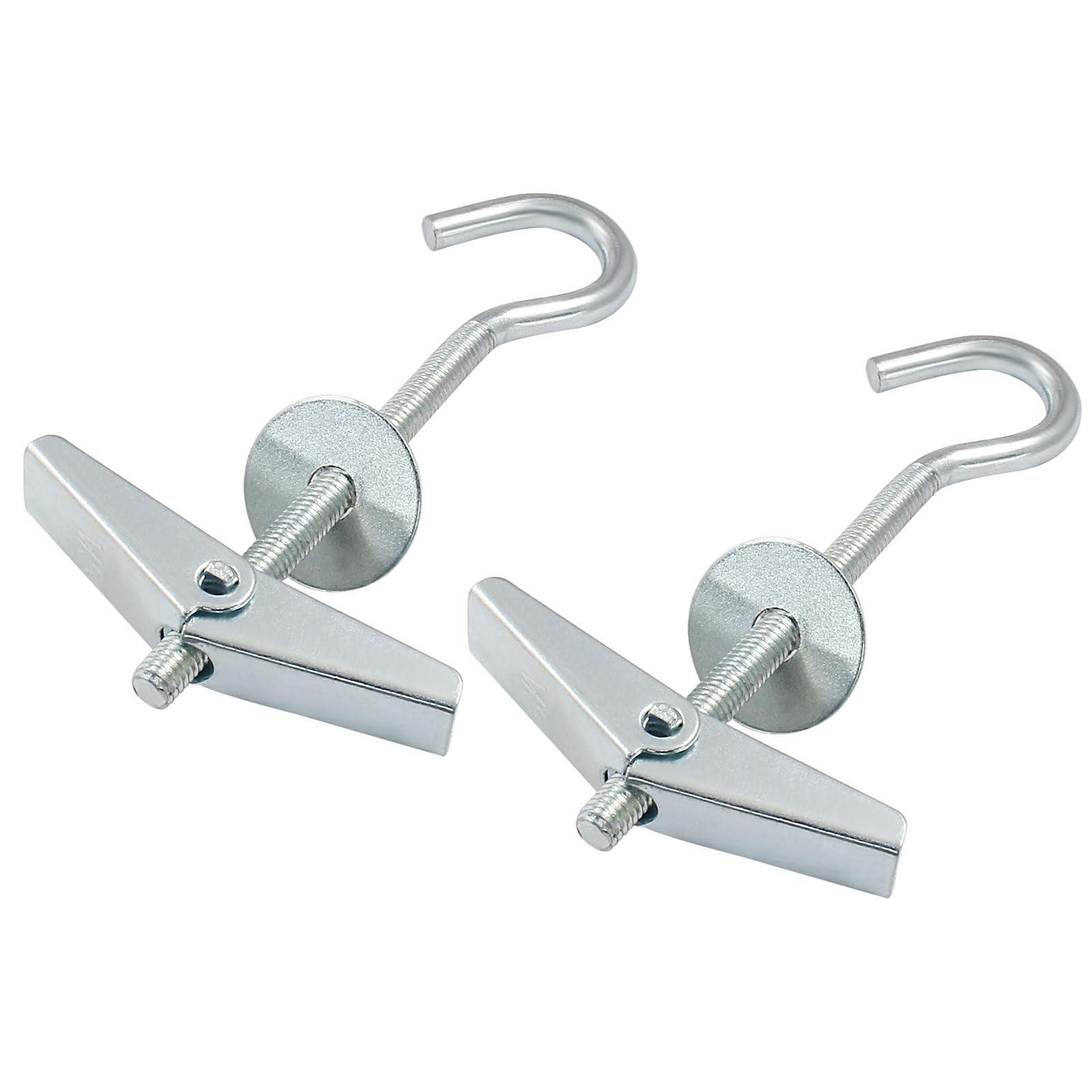 4 Packs Plasterboard Ceiling Hooks Heavy Duty, Spring Toggle Wing Bolts Hange…