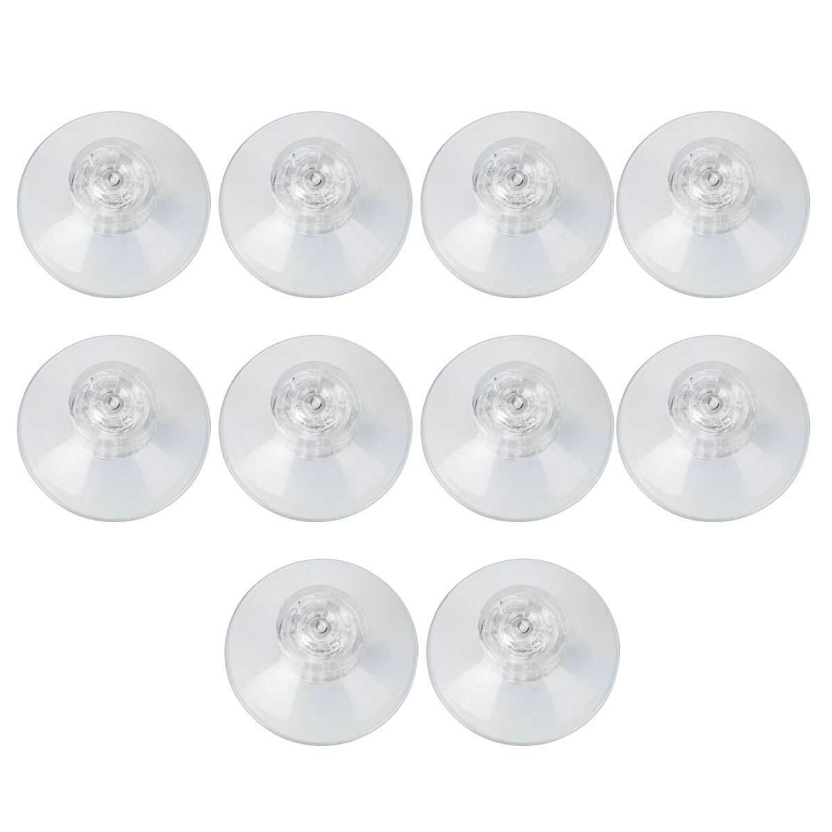 20Pcs Strong Suction Cups with Screw Rod Knurled Hook Clear Kitchen Glass Craft