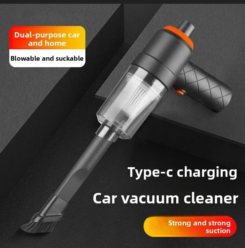 1pc Cordless Vacuum Cleaner Dual-Purpose Suction&Blower High-Power for Car/Home