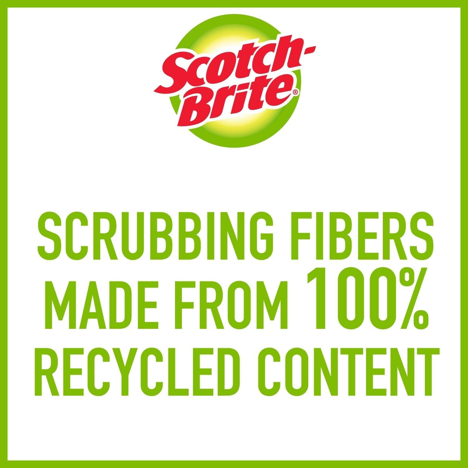 Scotch-Brite Ocelo 32ct Non-Scratch Scrub Sponges – Safe for Nonstick Kitchen