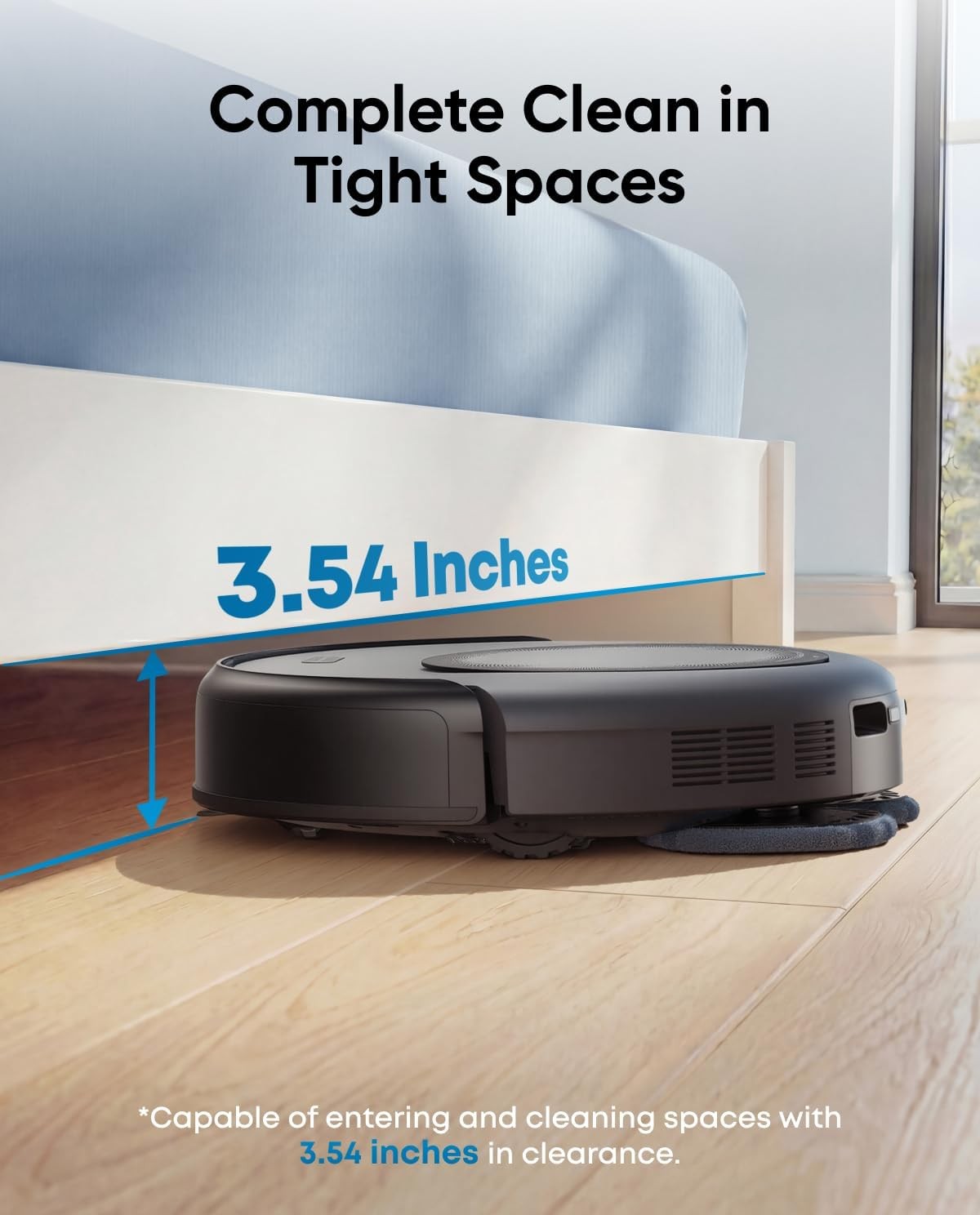 eufy Robot Vacuum Omni C20, Robot Vacuum and Mop ((Renewed Acceptable)