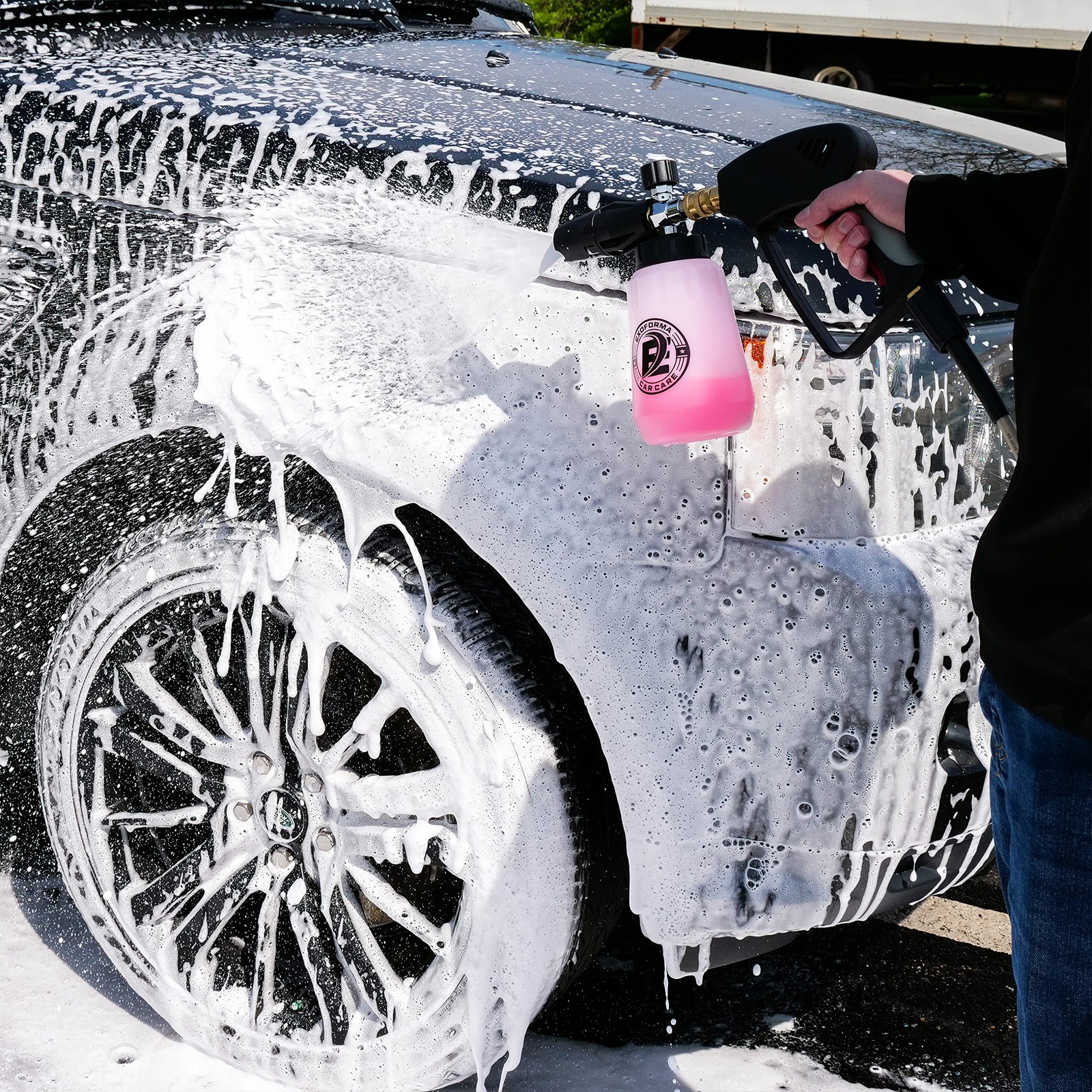 ExoForma Super Foam Soap – High Suds Car Wash, pH 16 Fl Oz (Pack of 1), Pink