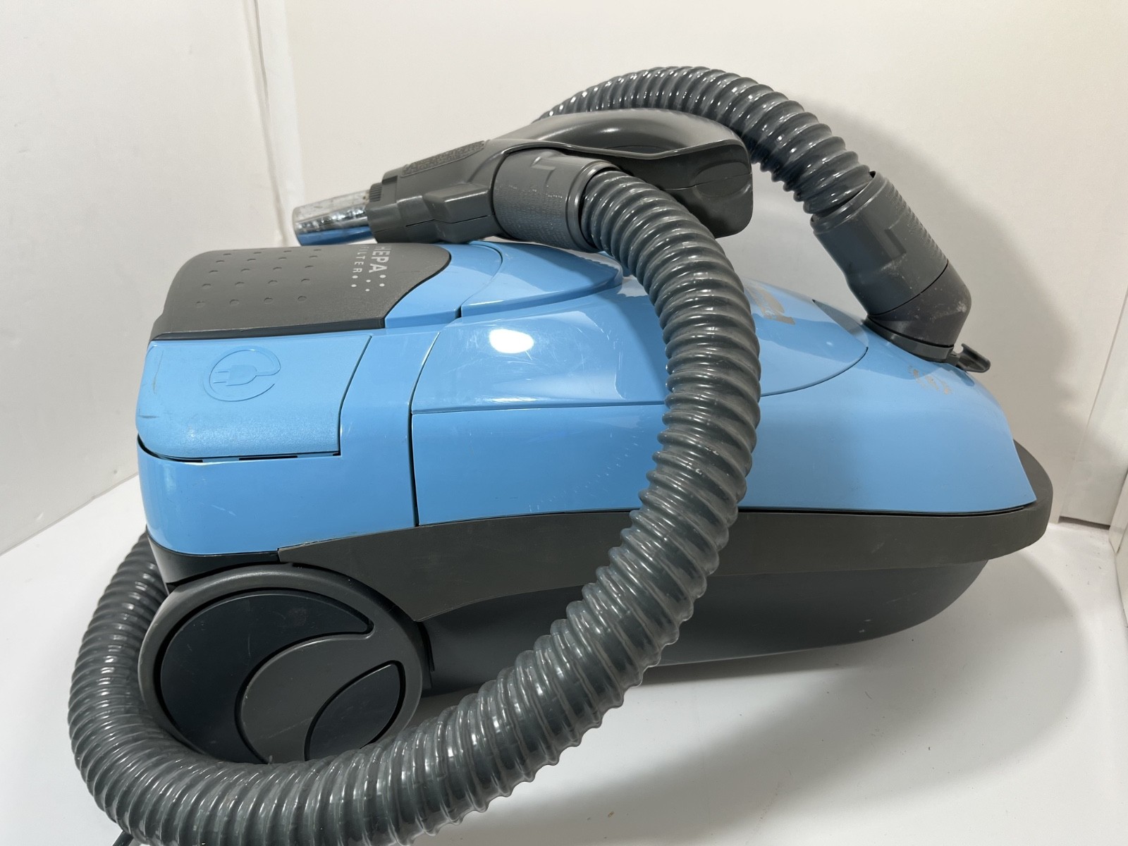 KENMORE HEPA Bagged Canister Vacuum Model 116 BODY w/3 Attachments/Hose – READ