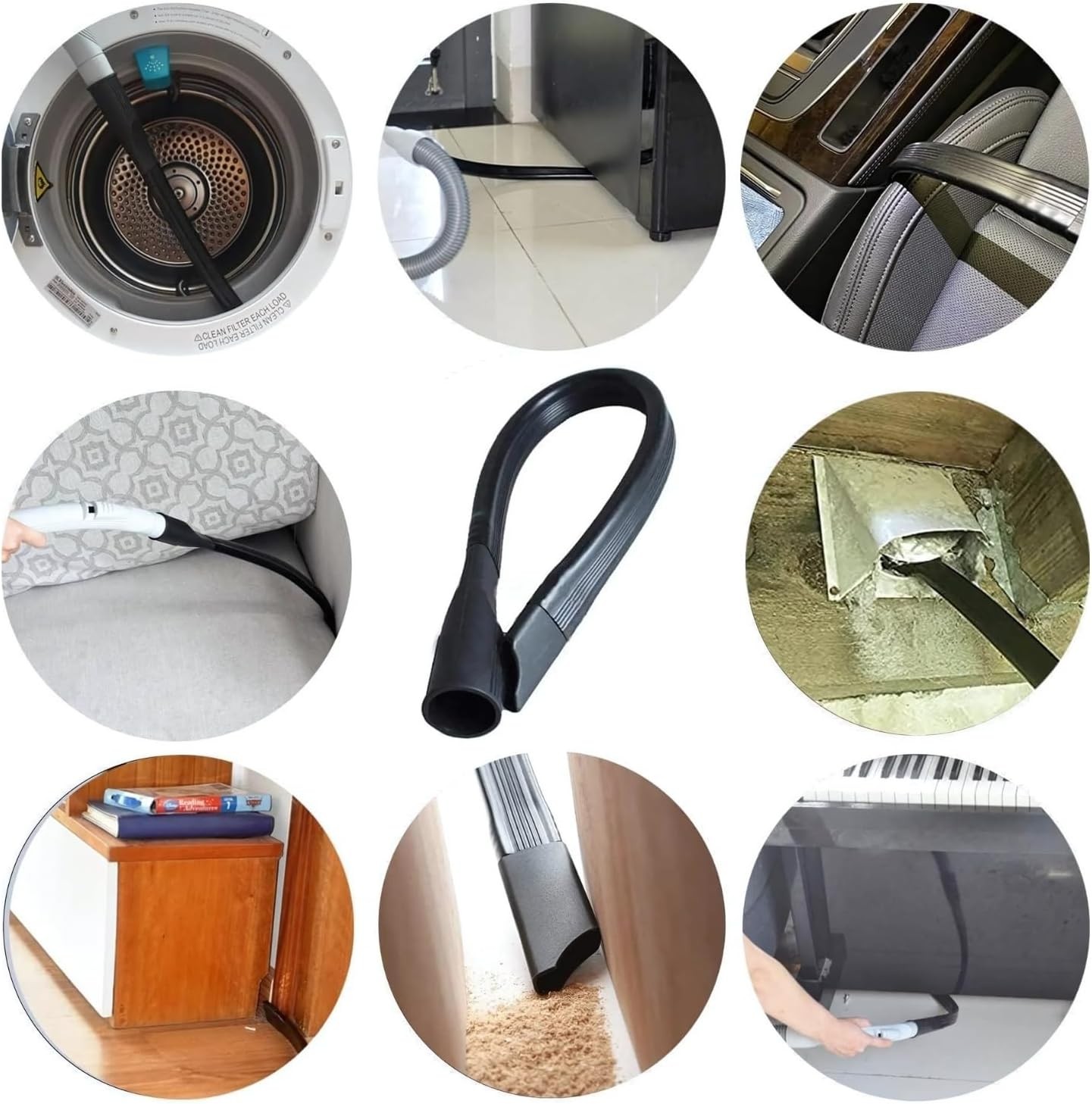 9Pc Universal Vacuum Cleaner Attachments Shop Vac Cleaning Kit for Household New