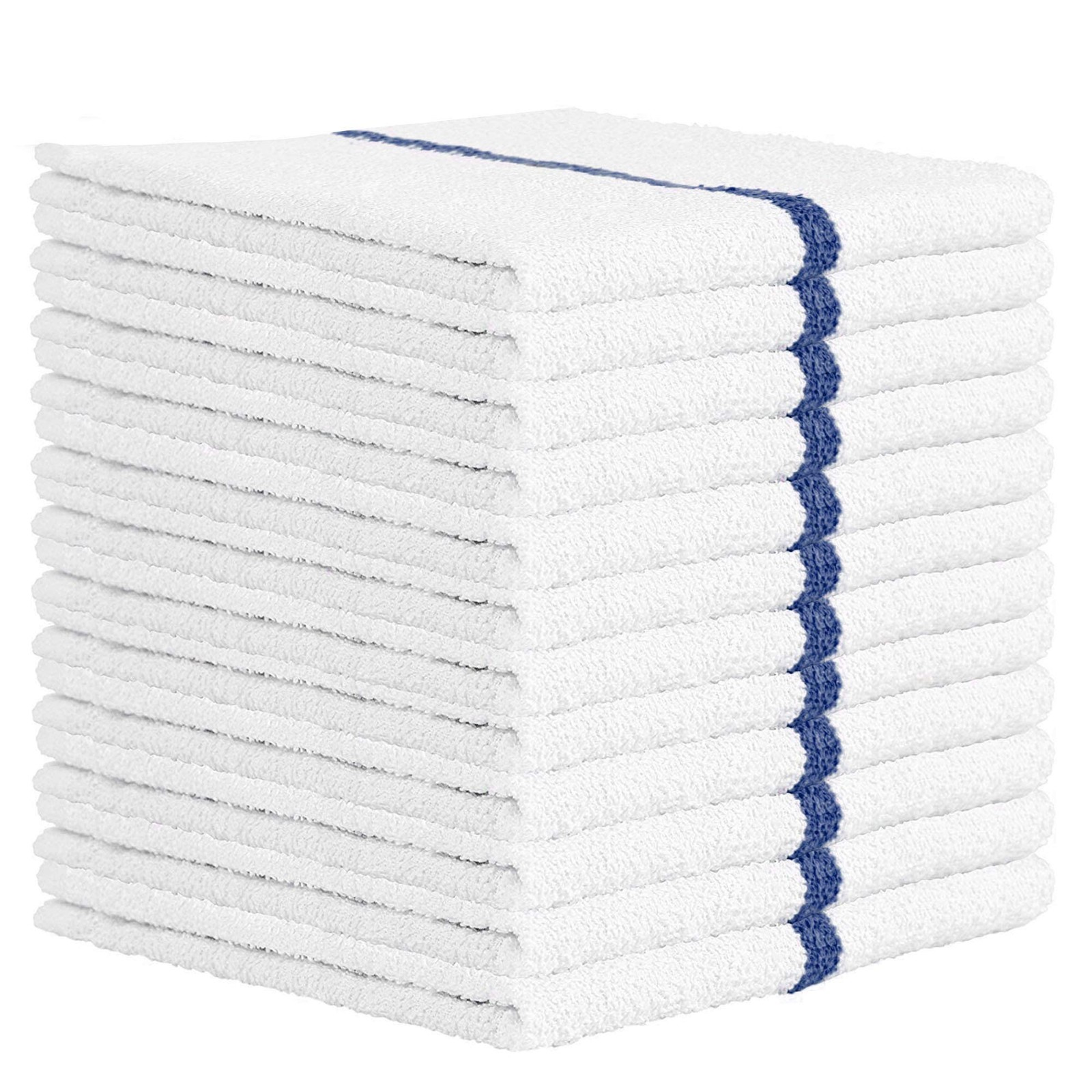 Kitchen Bar Mop Terry Towels 12 Pack – 100% Cotton – Size 14×17 – Perfect for…