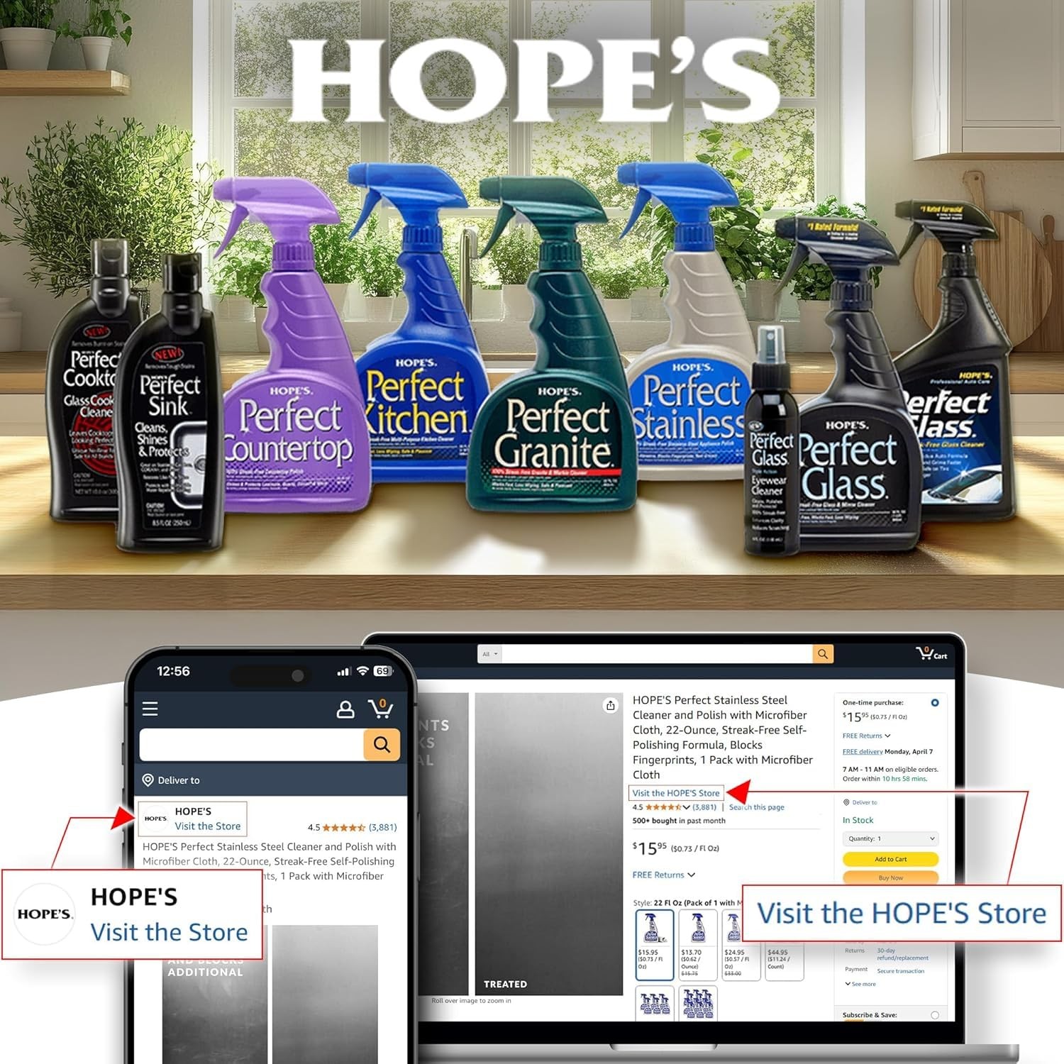 HOPE’S Silver Polish & Cleaner – Protective Tarnish Remover – Odorless –…