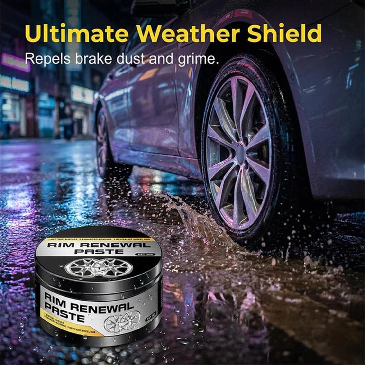 1~3x Multi-Purpose Rim Renewal Paste Wheel Care & Restoration Paste 30/50g