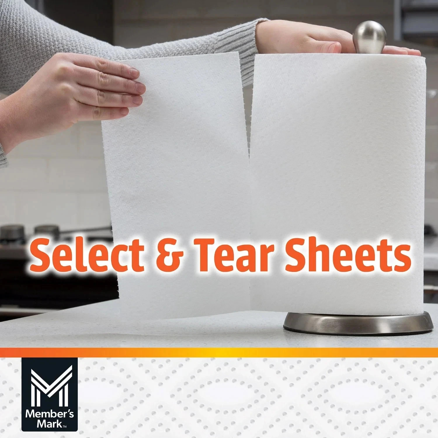 Member’s Mark Paper Towels 15 Mega Rolls | Durable 2-Ply | Ultra Absorbent
