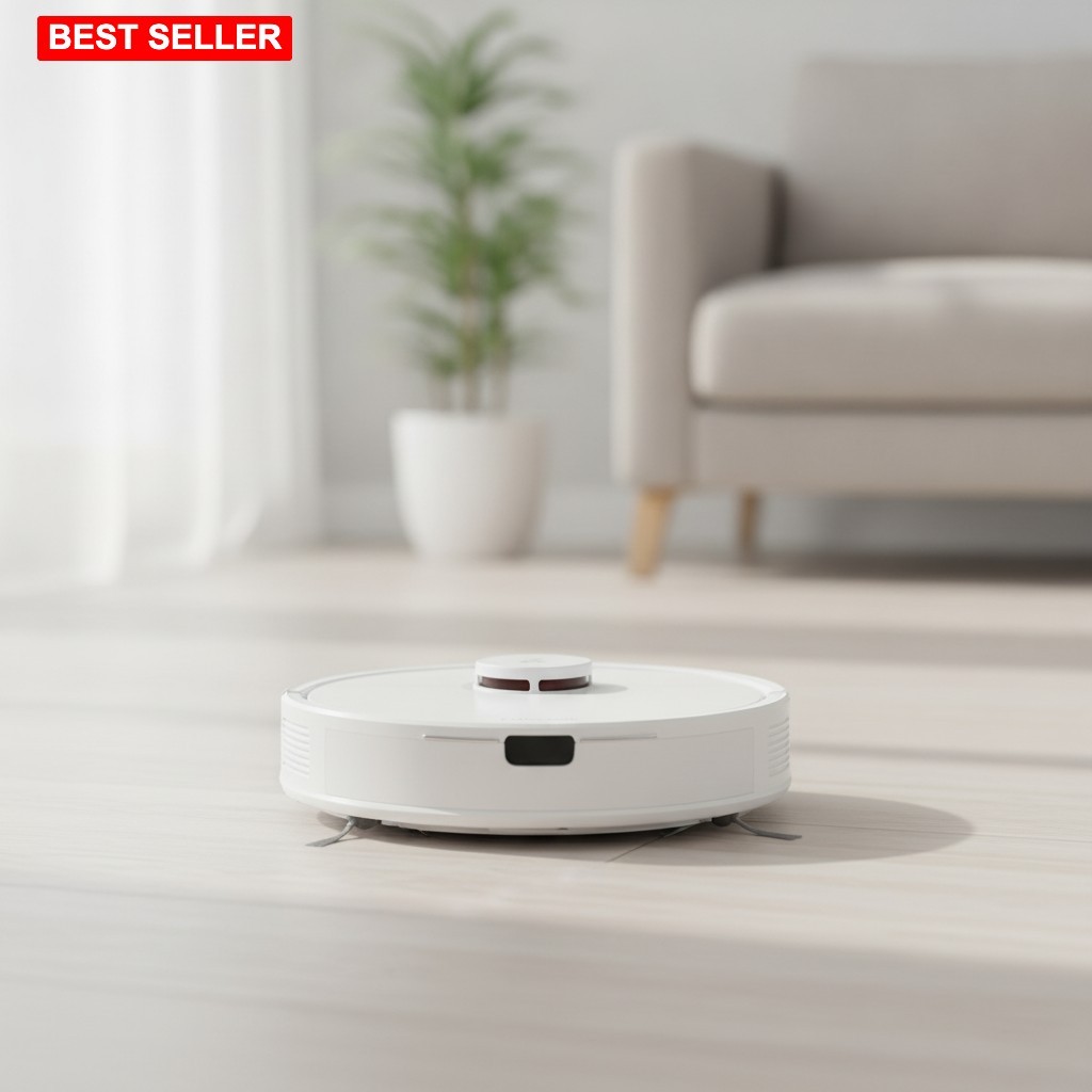 Robot Vacuum Mop Combo 8000Pa Suction Smart Navigation Multi-Floor Cleaning