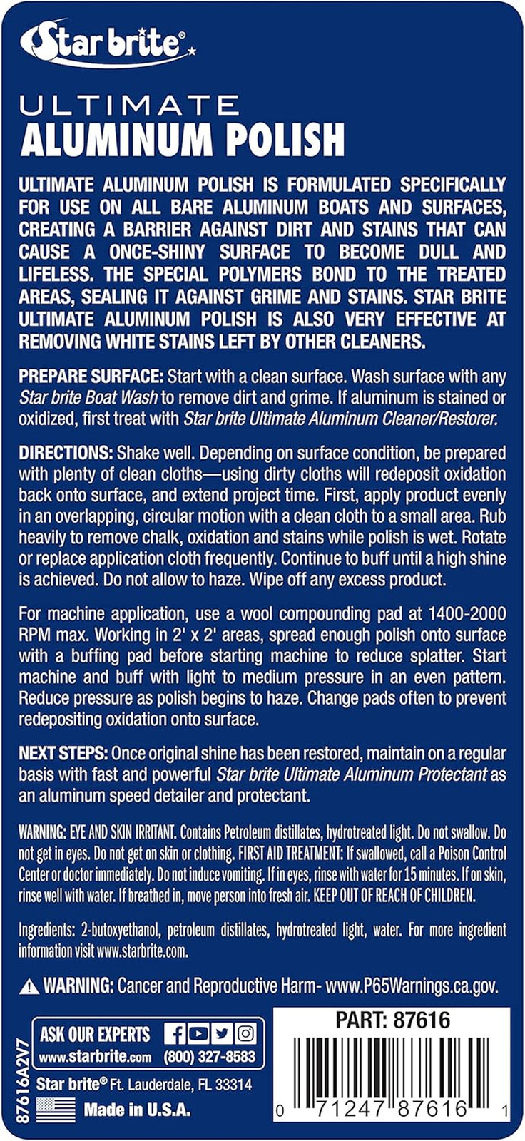 Ultimate Aluminum Polish – Adds a Deep Protective Shine, Removes Light Oxidation