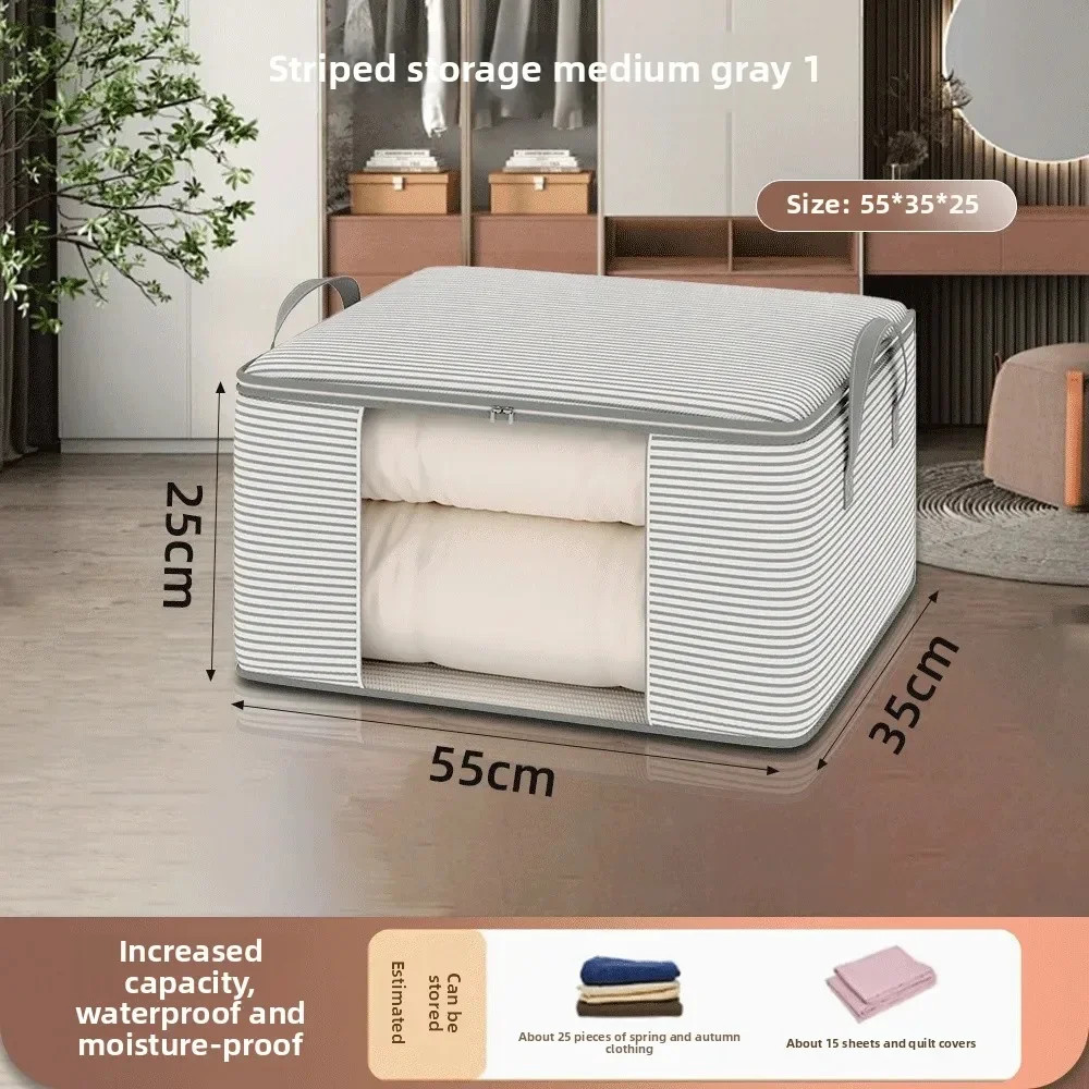 Household Large Foldable Storage BagClothingQuiltAnd Miscellaneous Items Storage