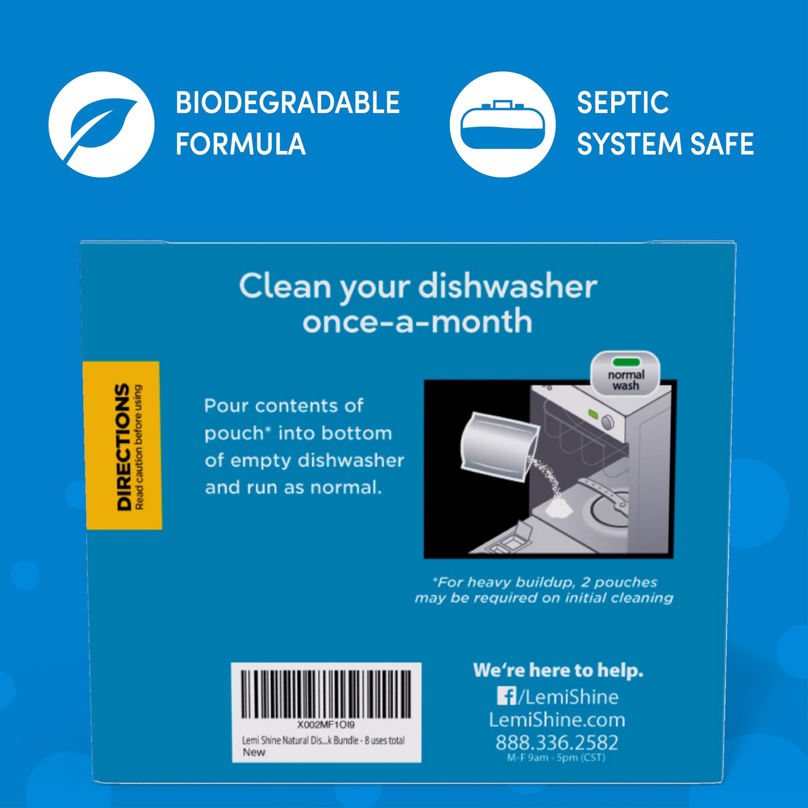 Natural Dishwasher Cleaner Powered By Citric Acid | 100% Guaranteed Hard Wate…