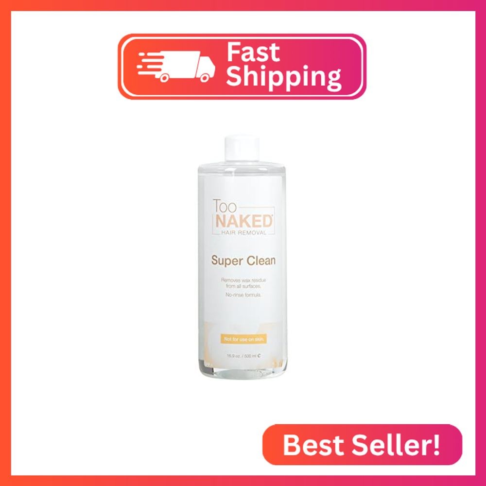 Too Naked Hair Removal Super Clean Wax Warmer Cleaner, Wax Surface Cleaner, 100%