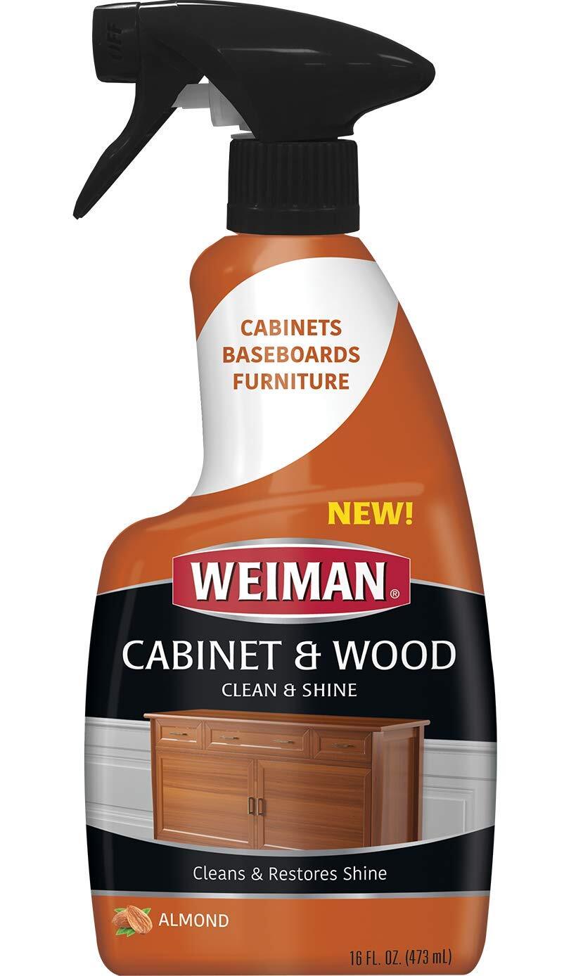 Weiman Cabinet Wood Clean and Shine 16 Oz Fresh Almond Scent Furniture Cleaner