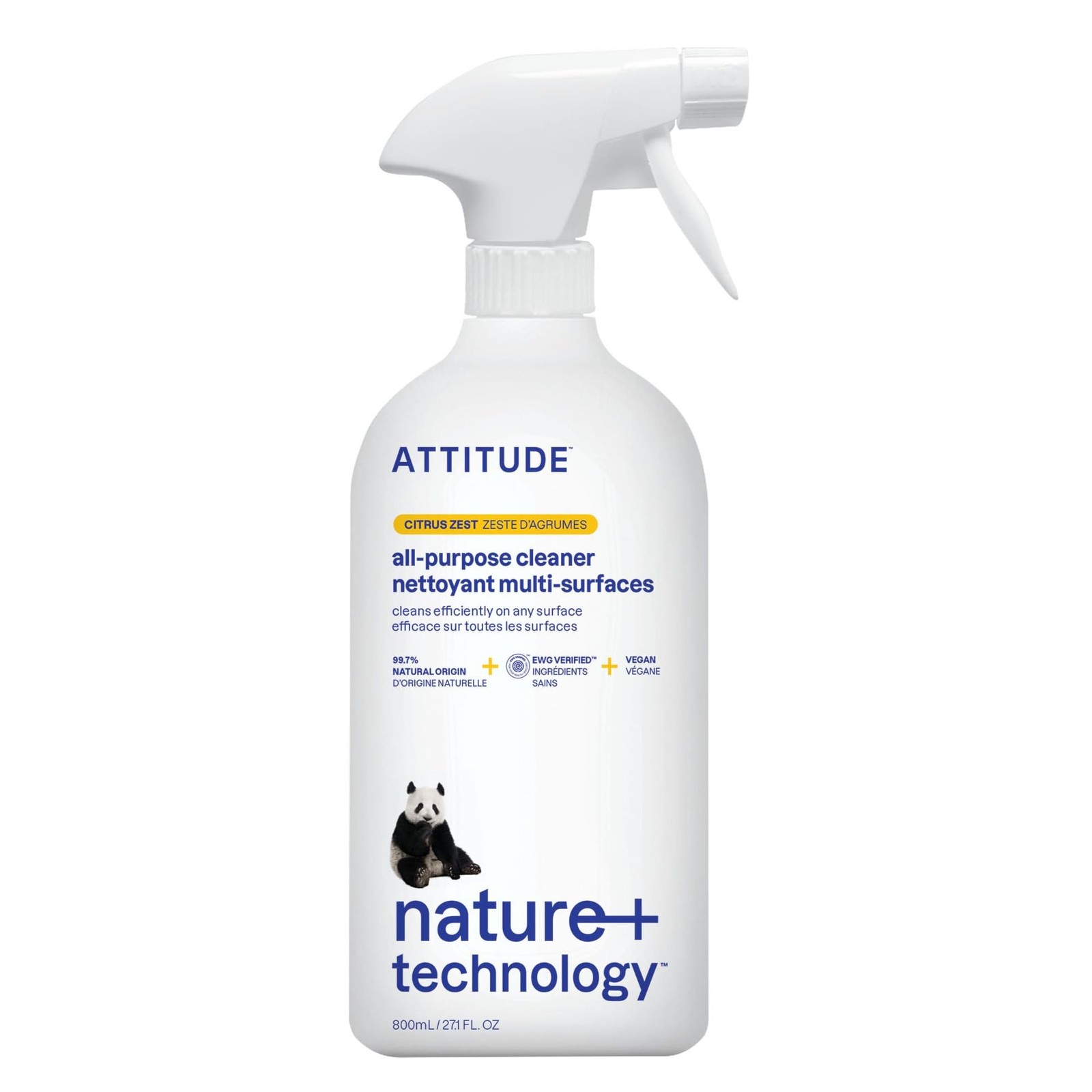 ATTITUDE All Purpose Cleaner Spray, EWG Verified, 27.1 Fl Oz (Pack of 1)