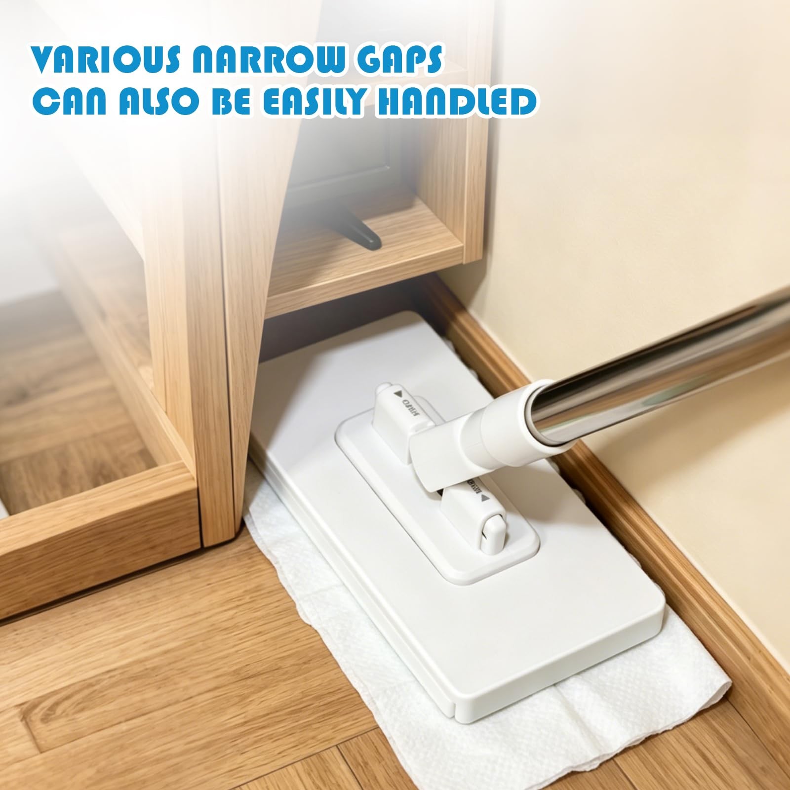 Snap Grip Mini Mop: 2026 Upgraded Disposable Dust Zero Touch No Wash Lazy Mop…