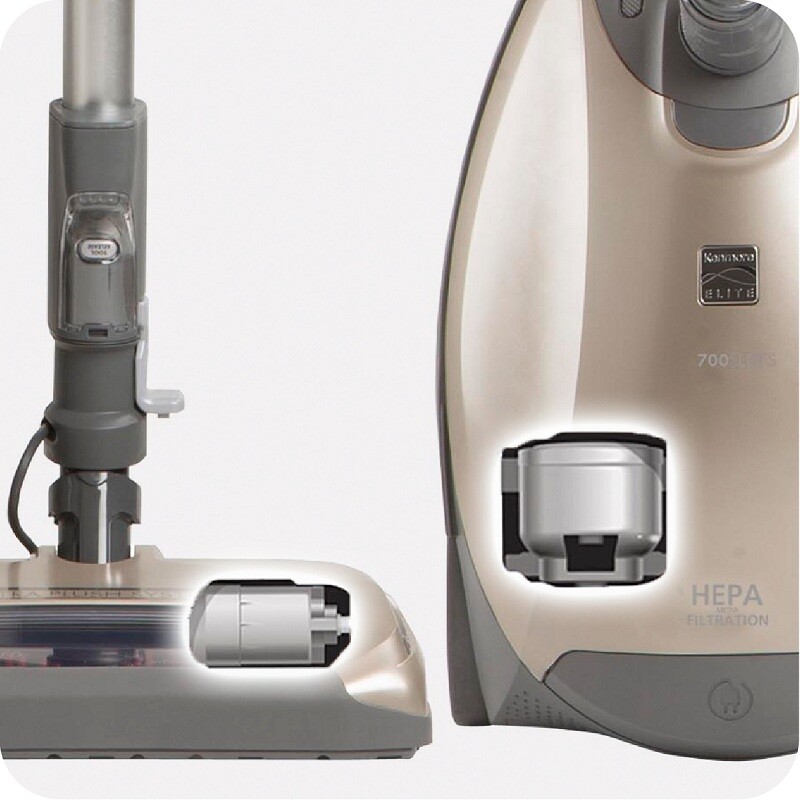 Kenmore Elite Bagged Canister Vacuum Cleaner HEPA Home Vac 2-Motor 4L Capacity