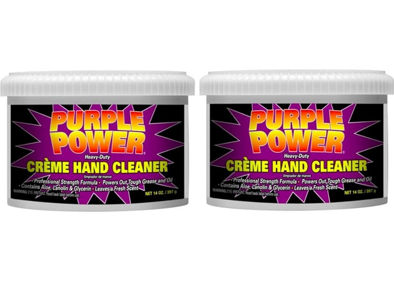 2 Purple Power Heavy-Duty Creams Hand Cleaners Professional Strength 14 oz. NEW!