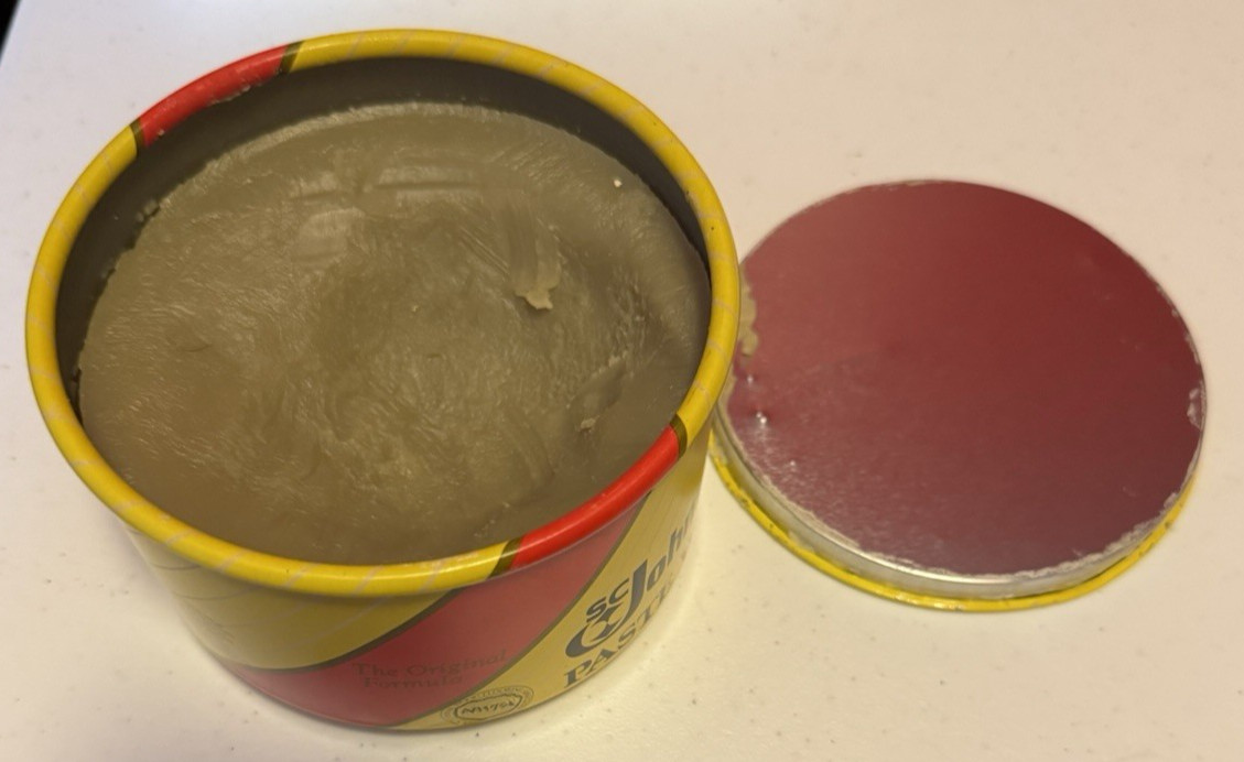 SC Johnson Paste Wax The Original Formula, 16 oz (1 lb) Discontinued 80-85% Full