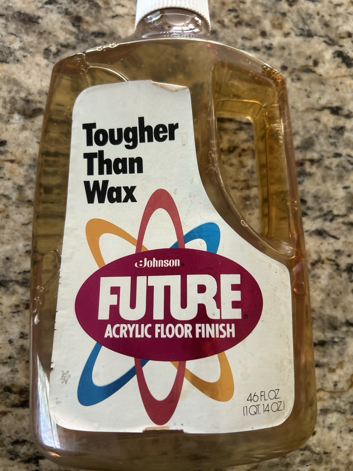 SC Johnson FUTURE Acrylic Floor Finish 46 oz Polish Vintage Partial